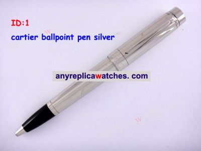 Cartier ballpoint pen silver